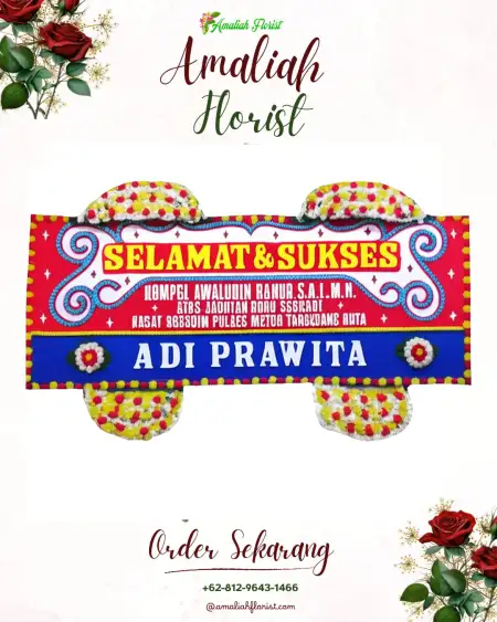 Papan Bunga Ucapan Selamat Cingebul